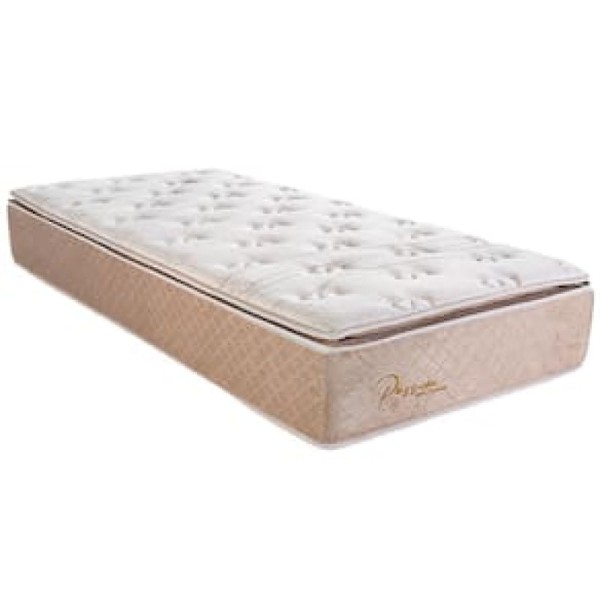 Encontraproduto.com.br - Colchão Solteiro Biflex Passione com Pillow Top e Molas Ensacadas 30x88x188cm – Areia
