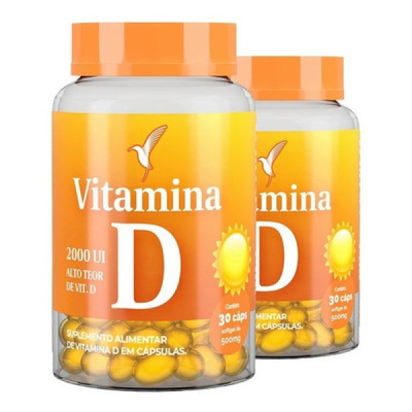 Kit Vitamina D - 60 dias - 60 cápsulas + E-book