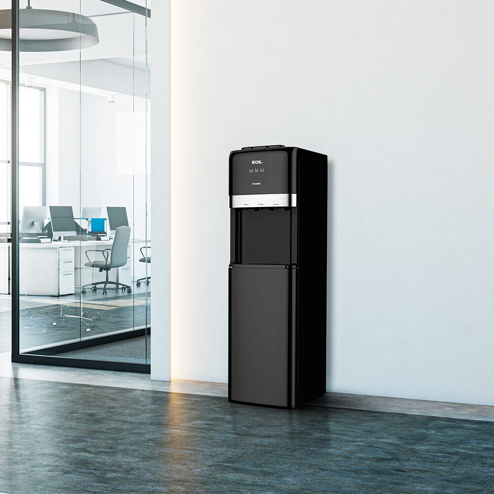 Encontraproduto.com.br - Bebedouro Refrigerador Coluna 20l Ebc02pc Preto 127v Eos