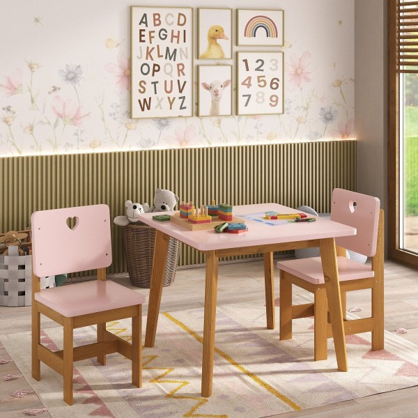 Encontraproduto.com.br - Mesa Infantil em Madeira Maciça Sofia