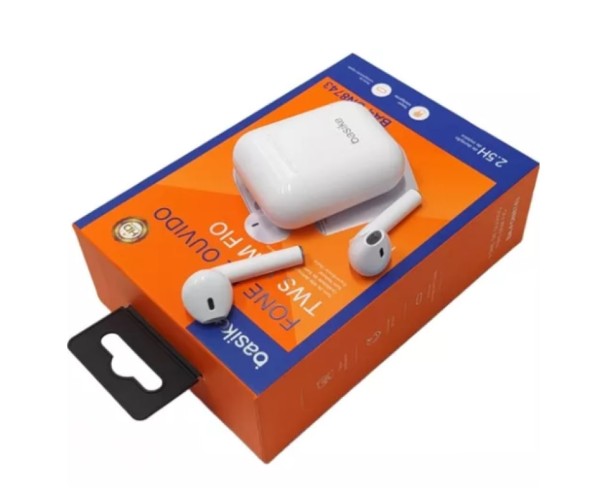 Encontraproduto.com.br - Fone de Ouvido Bluetooth Original TWS 12 Basike fon-8743
