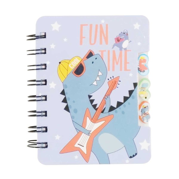 Encontraproduto.com.br - Bloco de Anotações Dinossauro 12x9,5cm em Papel Megagift