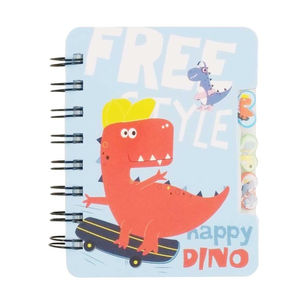 Encontraproduto.com.br - Bloco de Anotações Dinossauro 12x9,5cm em Papel Megagift