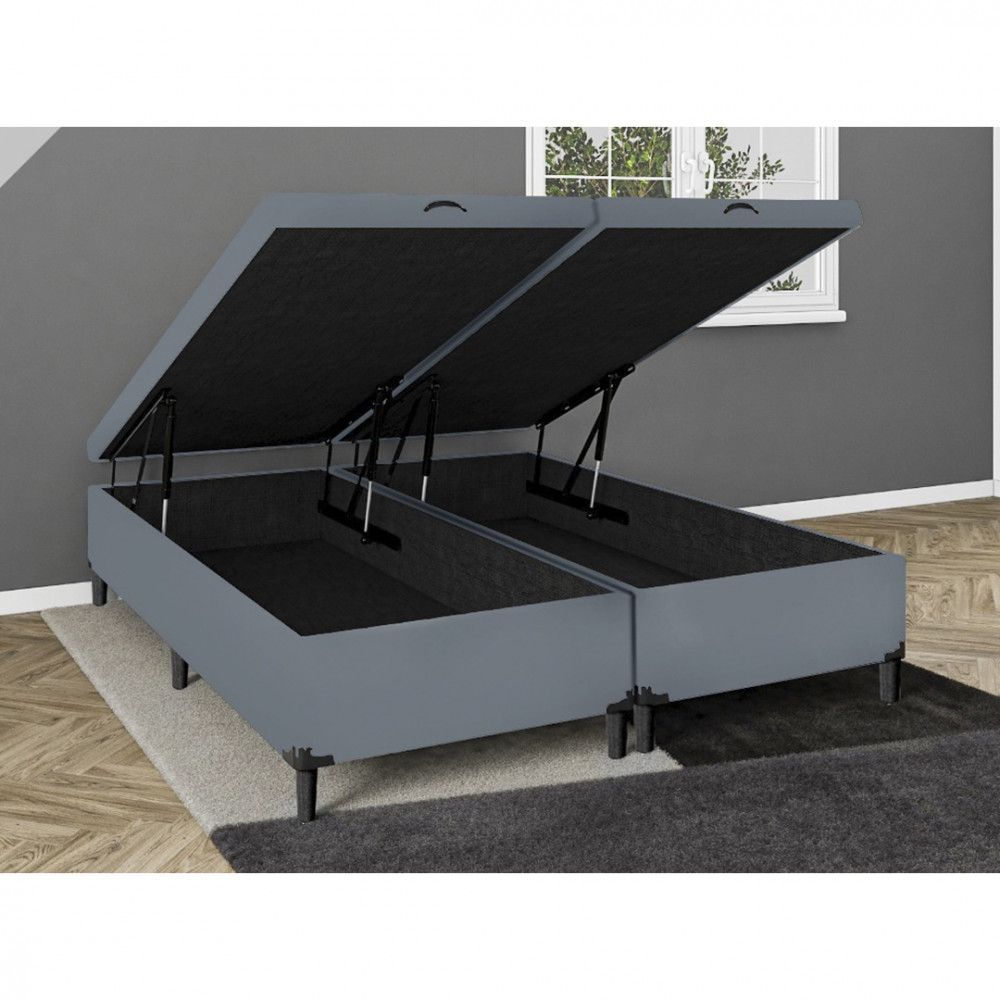 Encontraproduto.com.br - Base De Box Itaflex Cinza