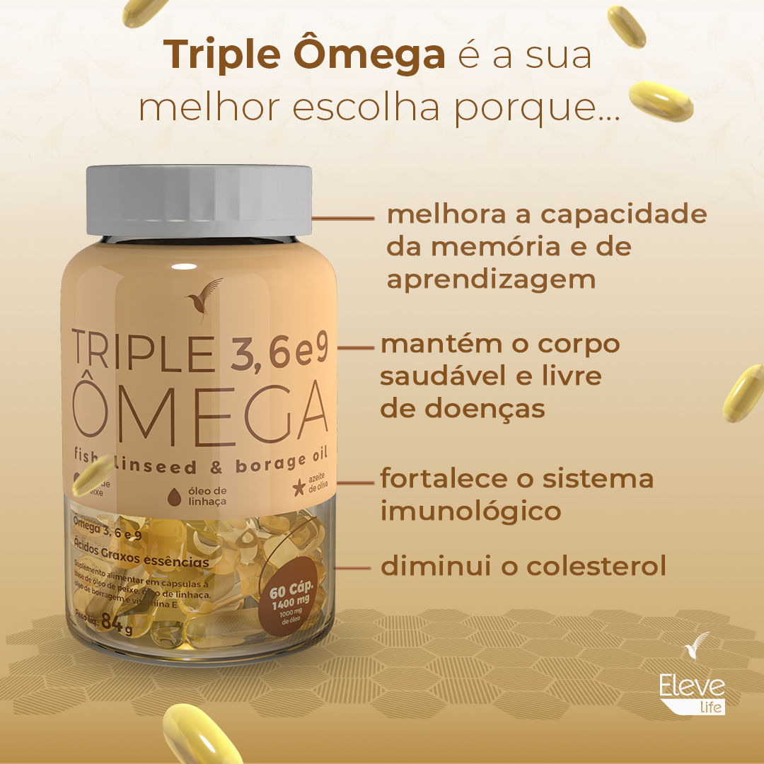 Encontraproduto.com.br - Kit Queridinhos Eleve Life - Clorella + Ômega + Feno Grego + E-book