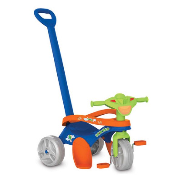 Encontraproduto.com.br - Triciclo Mototico Passeio E Pedal Rosa Bandeirante - 693