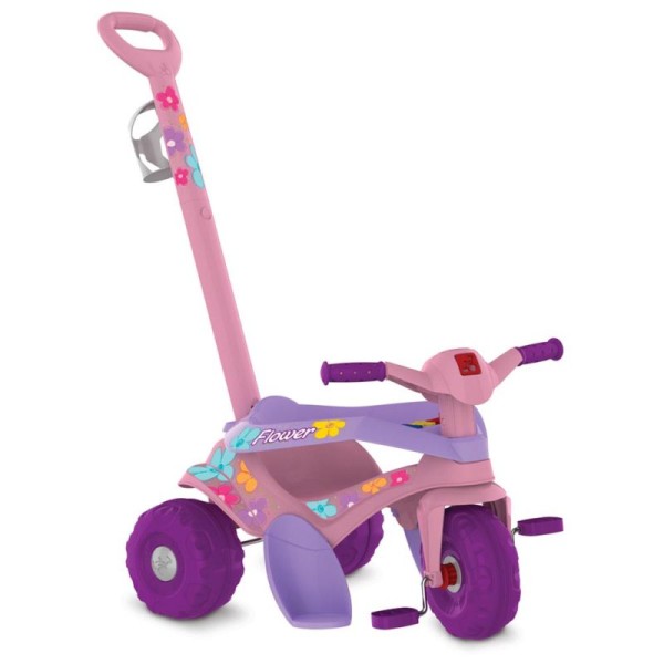 Encontraproduto.com.br - Triciclo Motoka Passeio e Pedal Gatinha 842 Bandeirante