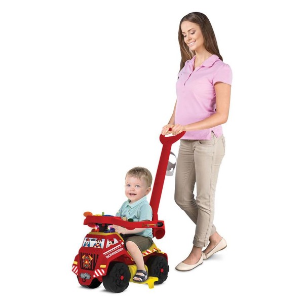 Encontraproduto.com.br - Primeiros Passos de Passeio - Bombeiros com Luzes e Sons - Bandeirante