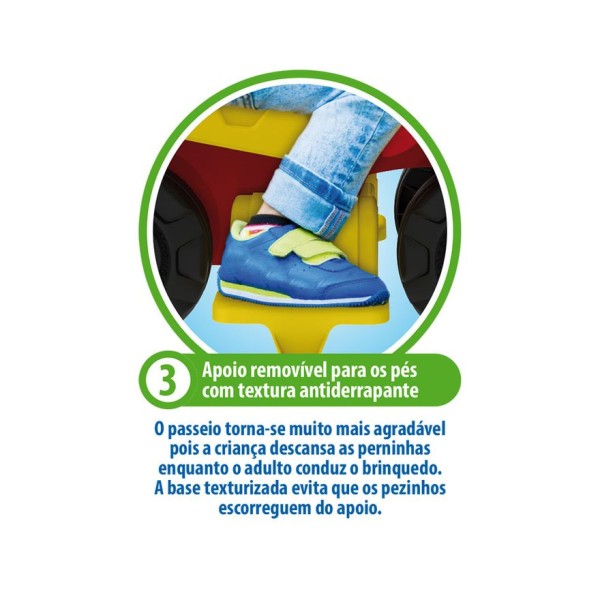 Encontraproduto.com.br - Primeiros Passos de Passeio - Bombeiros com Luzes e Sons - Bandeirante