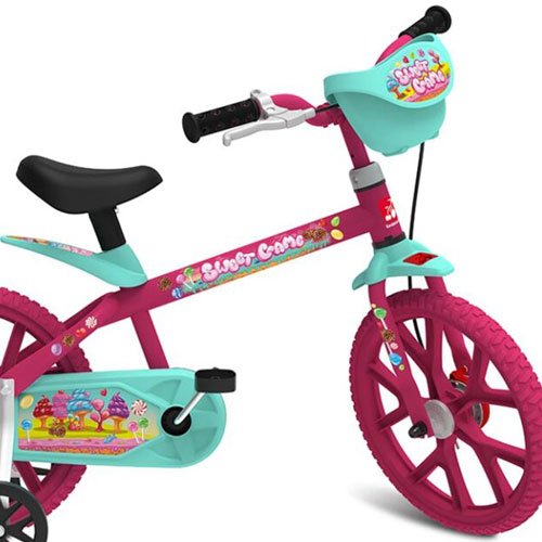 Encontraproduto.com.br - Bicicleta Sweet Game Aro 14 - Bandeirante