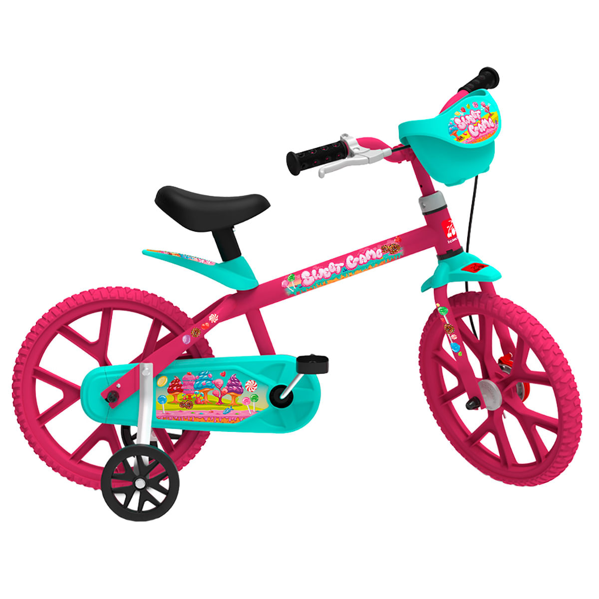 Encontraproduto.com.br - Bicicleta Sweet Game Aro 14 - Bandeirante