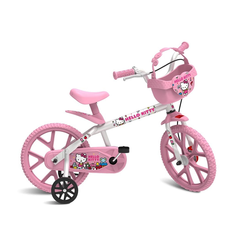 Encontraproduto.com.br - Bicicleta Hello Kitty Aro 14 - Bandeirante