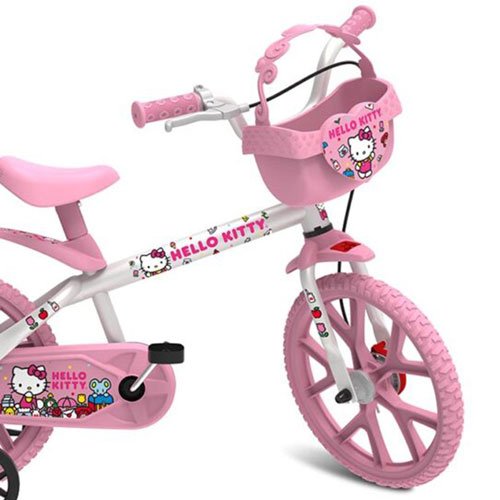 Encontraproduto.com.br - Bicicleta Hello Kitty Aro 14 - Bandeirante