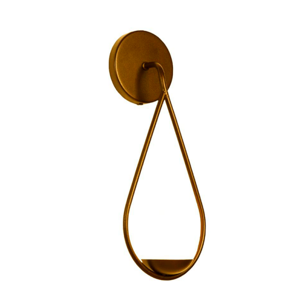 Encontraproduto.com.br - Arandela Metaldomado Sole Gota 1 Lâmpadas G9 Dourado Bivolt