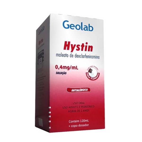 Hystin Geolab 0,4mg/ml solução Oral com 120ml