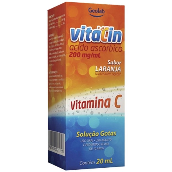 Encontraproduto.com.br - Vitacin Gotas 200mg/Ml Frasco Com 20ml