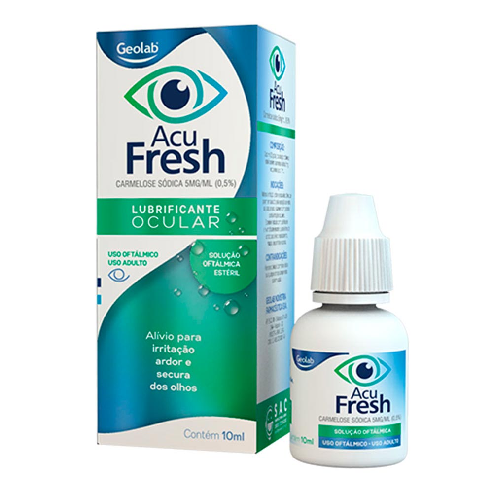 Encontraproduto.com.br - Acu Fresh Geolab 5mg/ml Solução Oftálmica Estéril 10ml