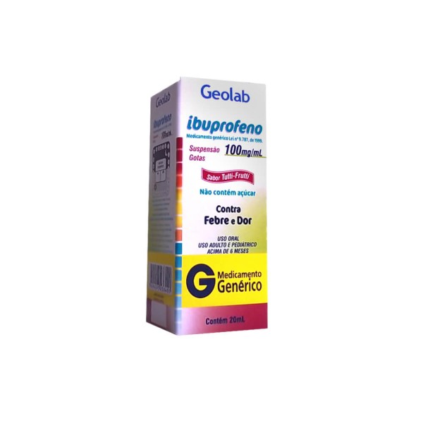 Encontraproduto.com.br - IBUPROFENO 100MG/ML T-FRUTTI 20ML (GEO)