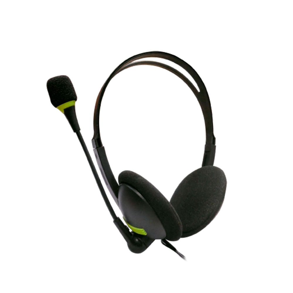Headphone Office HAYOM Fone Com Microfone 2 P2 3,5mm - Preto