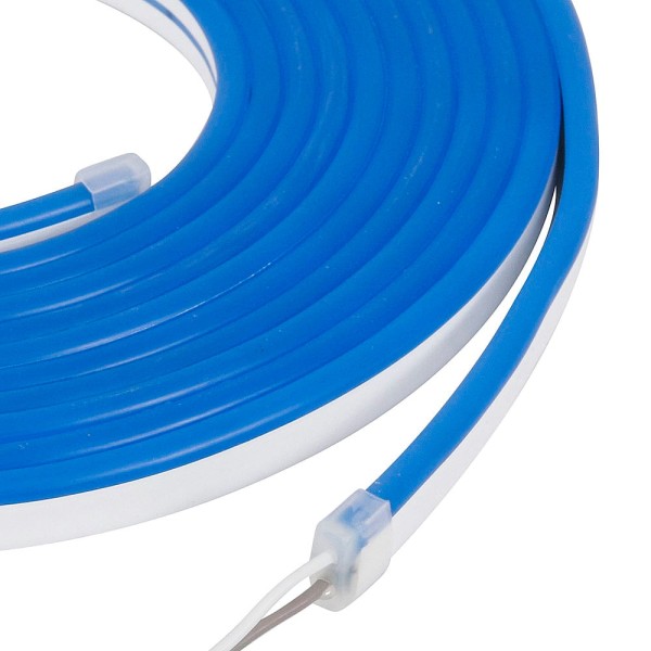 Encontraproduto.com.br - Fita Led Neon 12V Ip65 Azul Rolo De 5 Metros Gaya