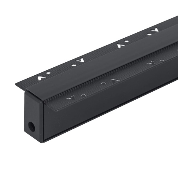 Encontraproduto.com.br - Trilho Embutir Mag No Frame 1m Preto Gaya