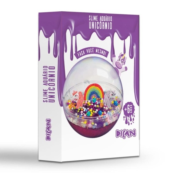 Slime Aquário Unicórnio Dican 5203