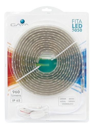 Fita LED Gaya 14,4W Verde 5M 110V