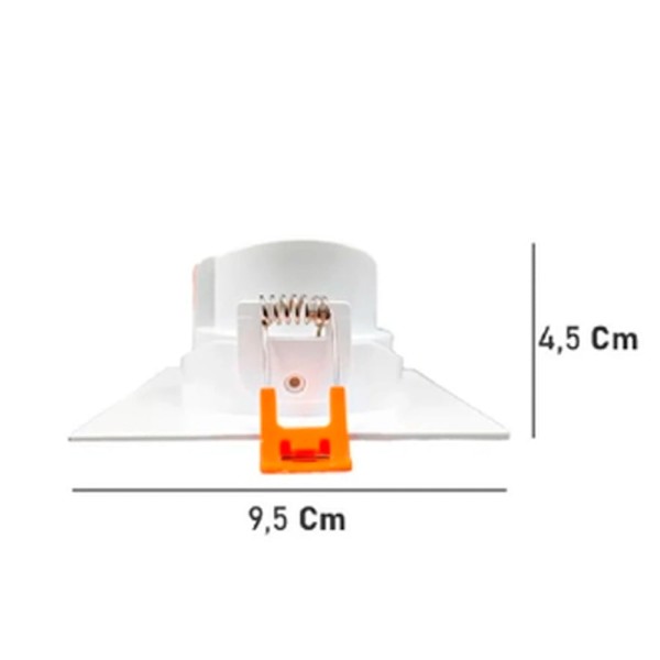 Encontraproduto.com.br - Spot Direcionável Smart WiFi Dimerizável 5W Quadrado Gaya