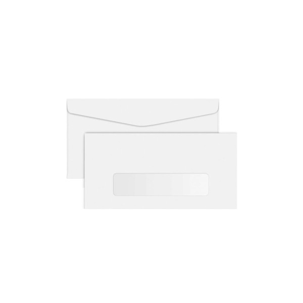Encontraproduto.com.br - Envelope 114x229 Branco Com Janela 50 Un - Rvm Envelope 114x229 Br 75gr C/janela C/50un