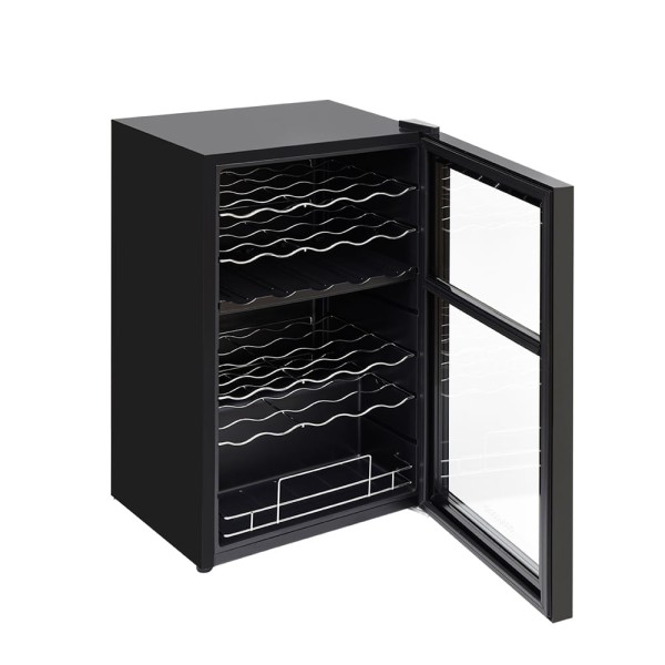 Encontraproduto.com.br - Adega Easycooler 33 Garrafas Compressor Dual Zone Preto