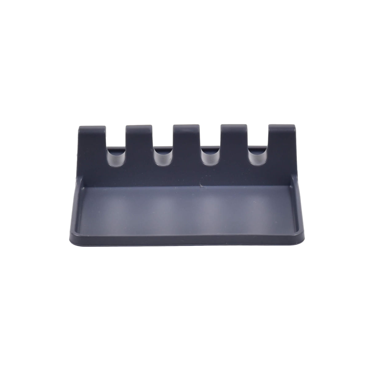 Encontraproduto.com.br - Descanso para Colher de Silicone 13x14,5cm Kenya Cinza