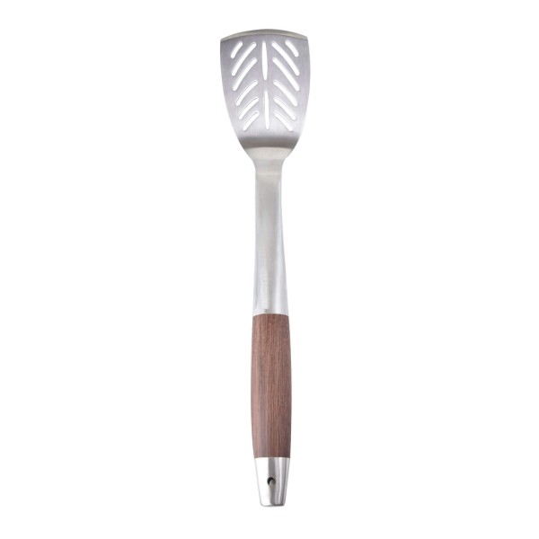 Espátula Vazada Churrasco em Aço Inox Kenya
