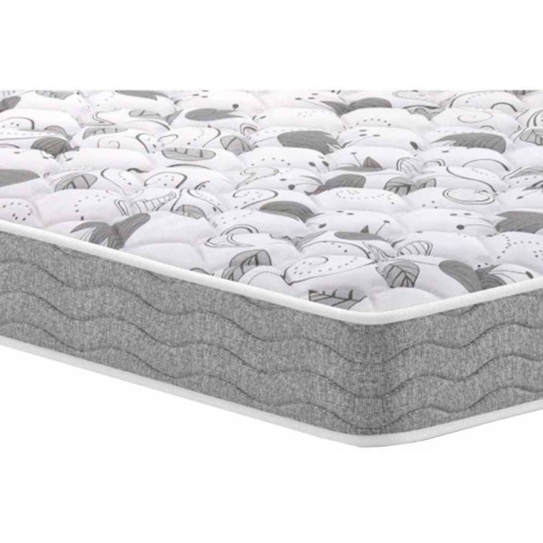 Encontraproduto.com.br - Cama Box Baú Queen: Colchão Probel D45 / Ep Guarda Costas Plus Double Face + Base Gray(158X198)