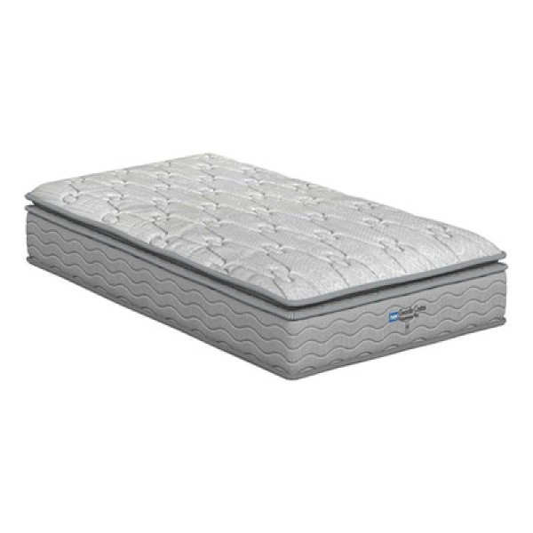 Encontraproduto.com.br - Colchão Solteiro Espuma D45 - Ep Anatômico Guarda Costas Próextreme Plus Euro Pillow Gray (88x188x24) - Probel