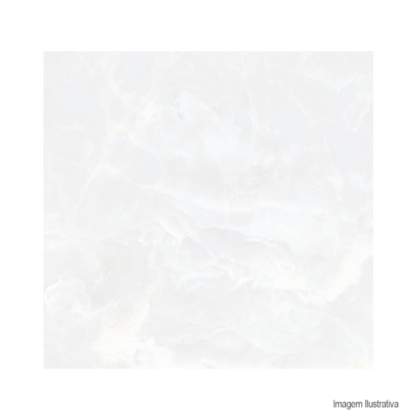 Encontraproduto.com.br - Porcelanato Onix Bianco Polido PTR71092 71x71cm - Viarosa