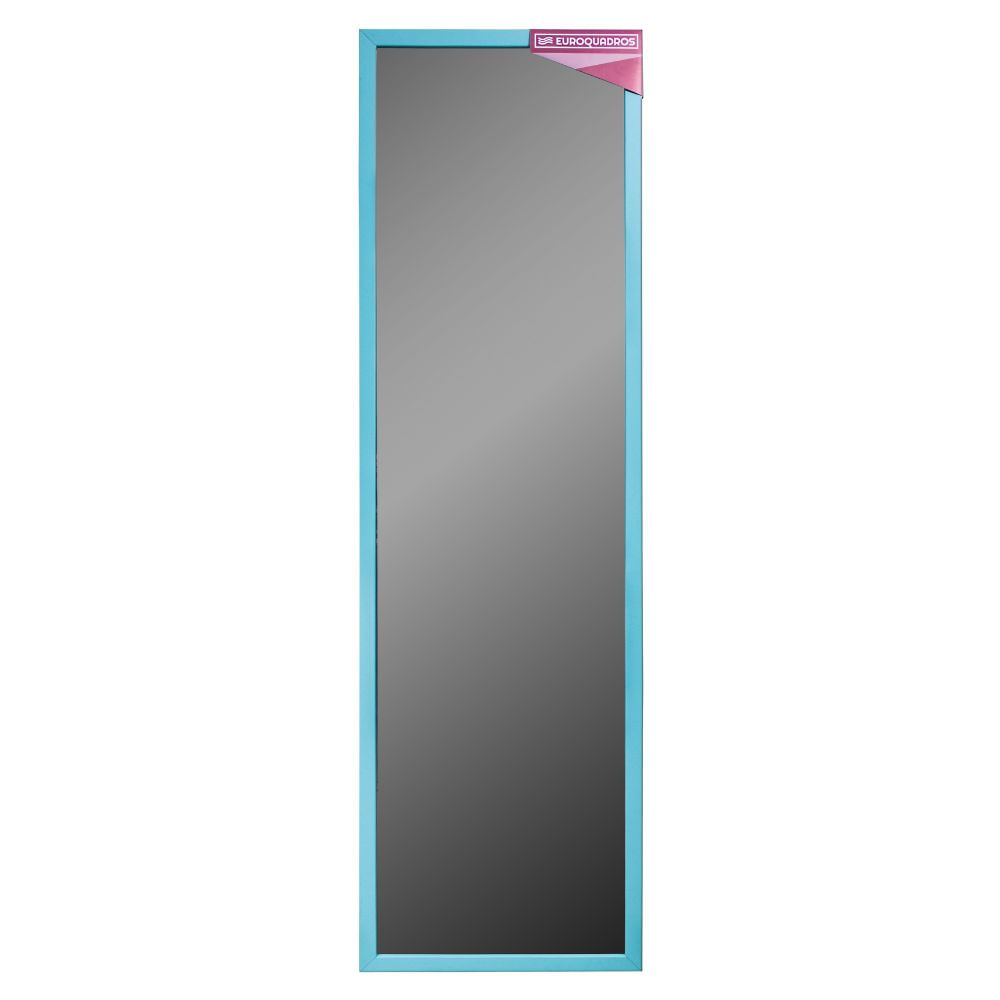 Espelho Emold Nwd 48x164ex 2240 C1 Azul Turquesa Euroquadros