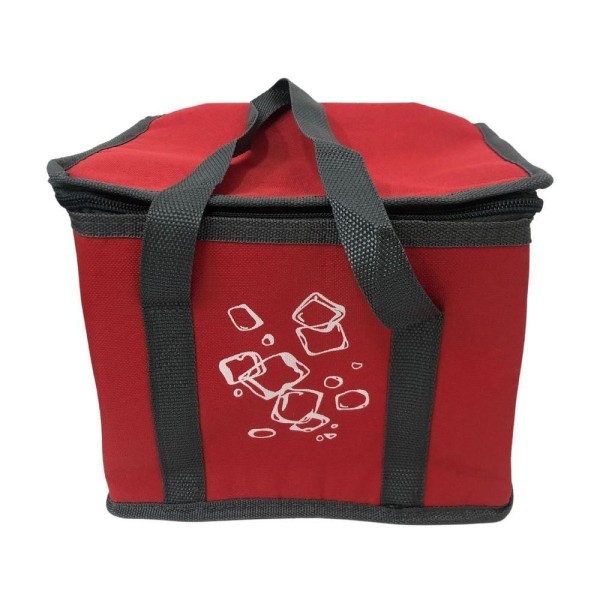 Encontraproduto.com.br - Bolsa Térmica 4 L De Poliéster Com Alça Decor Cubos De Gelo