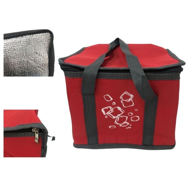 Encontraproduto.com.br - Bolsa Térmica 4 L De Poliéster Com Alça Decor Cubos De Gelo