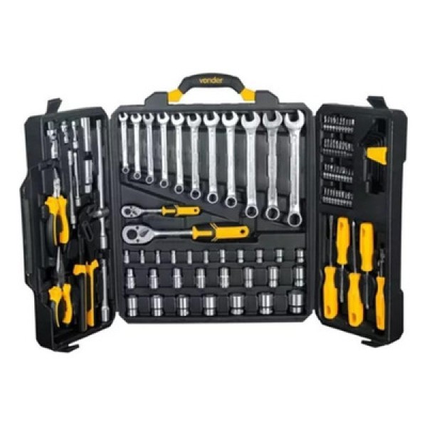 Kit Ferramenta Completa Com 110 Peças Profissional