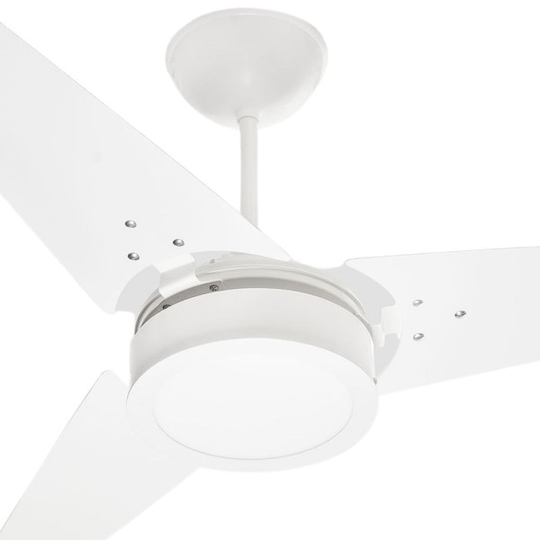 Encontraproduto.com.br - Ventilador De Teto Venti-delta Ideal Led 3 Pás Branco Luz Branca 6000k 220v