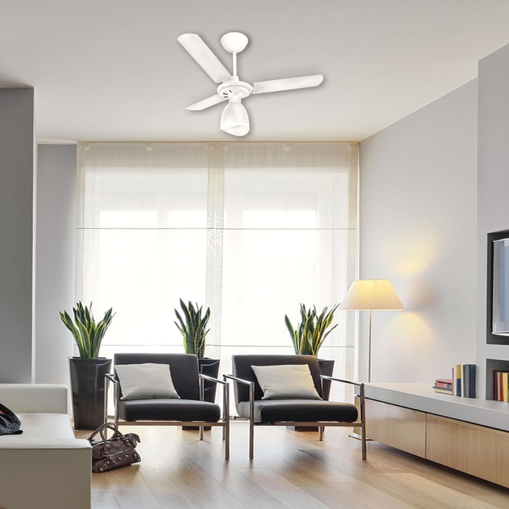 Encontraproduto.com.br - Ventilador De Teto Venti-delta New Delta Light Com 3 Pás Branco 110v