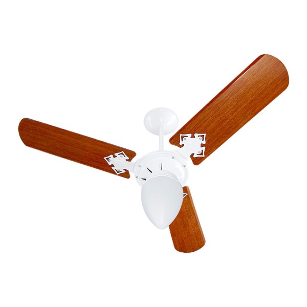 Encontraproduto.com.br - Ventilador De Teto Venti-Delta New Delta Light GP Com 3 Pás Branco / Mogno