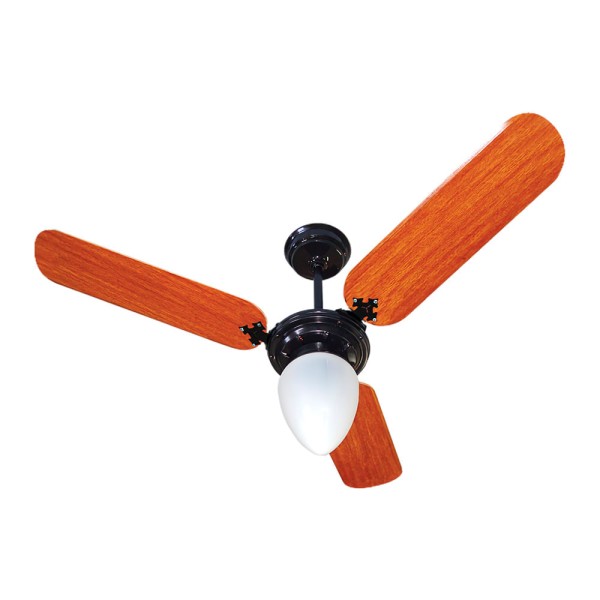 Encontraproduto.com.br - Ventilador De Teto Venti-Delta New Delta Light GP Com 3 Pás Preto / Mogno