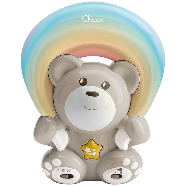 Projetor Musical Ursinho Rainbow Bege (0m+) - Chicco