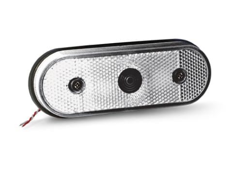 Encontraproduto.com.br - LANTERNA REFLETIVA TIPO FACHINI LED COM BASE RETA CRISTAL- PRADOLUX  06080042