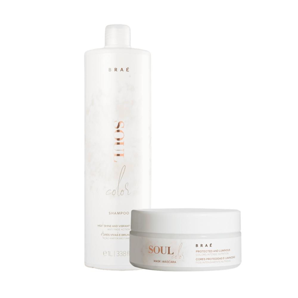 BRAÉ Soul Color Shampoo 1L e Mascara 200ml