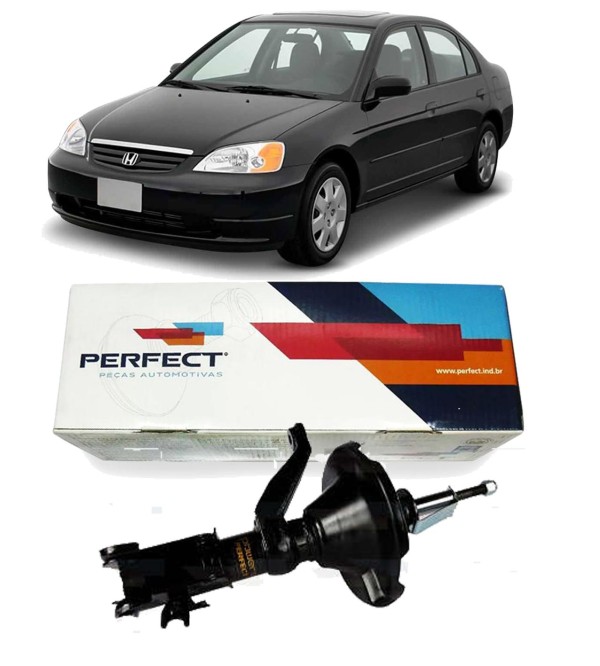 Encontraproduto.com.br - Amortecedor Dianteiro Honda Civic 2001 A 2002 Direito