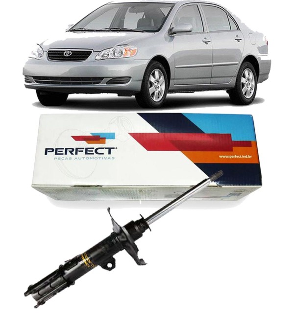 Encontraproduto.com.br - Amortecedor Dianteiro Toyota Corolla 2002 A 2008 Esquerdo