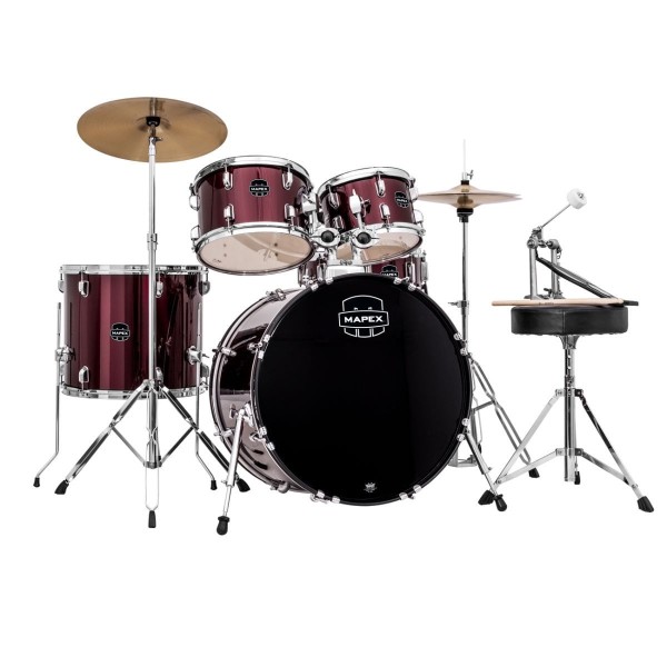 Encontraproduto.com.br - Bateria Prodigy 5 Peças Com Banco/Prato PDG-5044TC DR - Mapex