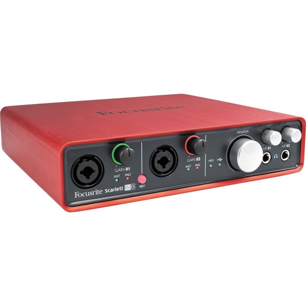 Encontraproduto.com.br - Interface de Áudio USB 2.0 Scarlett 6i6 - Focusrite